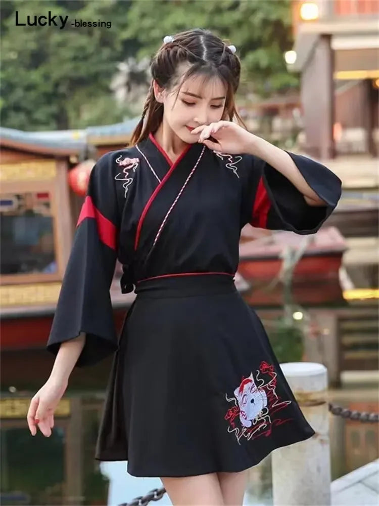 Costume kimono japonais pour femmes