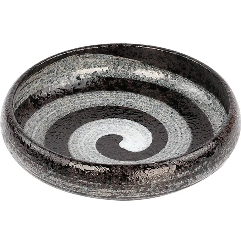 Assiette à sushi en céramique rétro créatifs - Tresors asiatiques