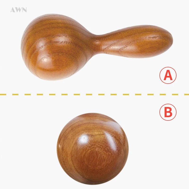 Bâton à boule ronde de thérapie naturelle thaïlandaise - Tresors asiatiques