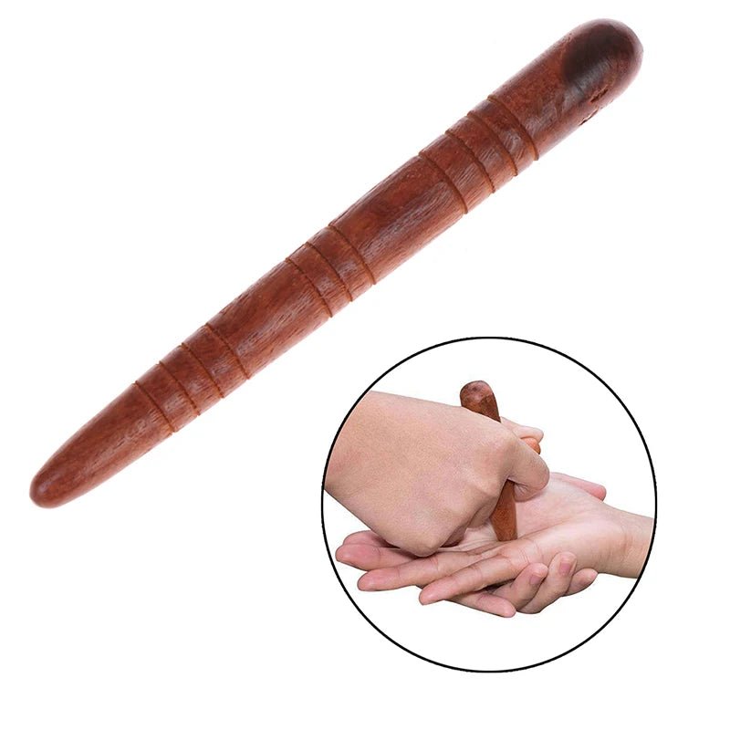Bâton de massage des pieds thaïlandais en bois - Tresors asiatiques