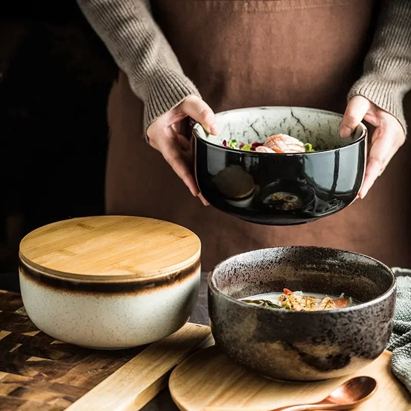 Bol à soupe en céramique Japonais - Tresors asiatiques