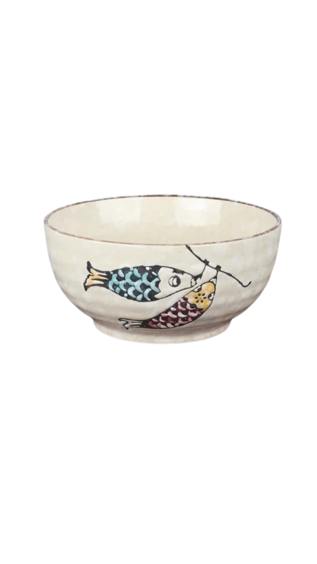 Bol en céramique peint à la main style japonais - Tresors asiatiques