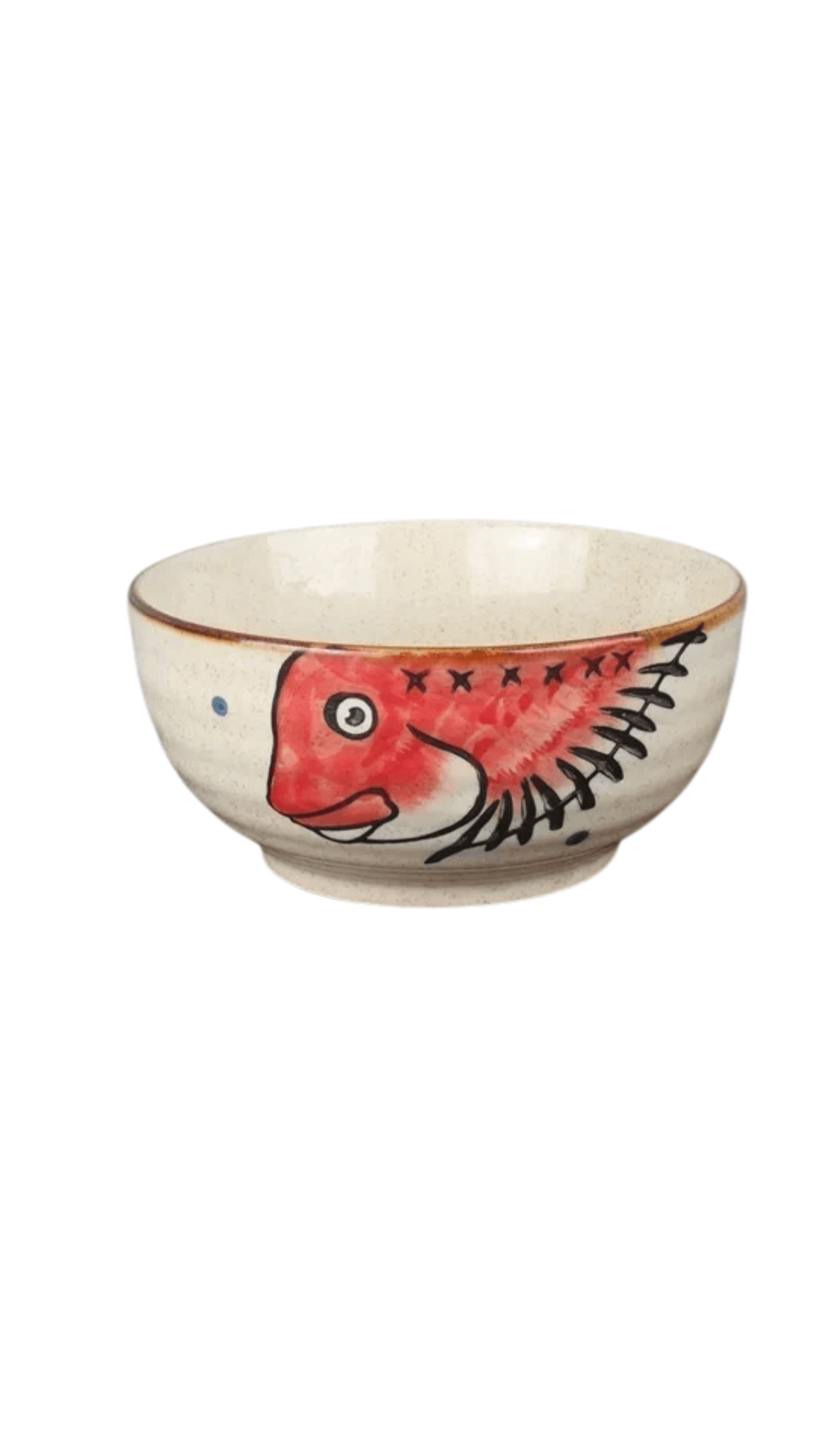 Bol en céramique peint à la main style japonais - Tresors asiatiques