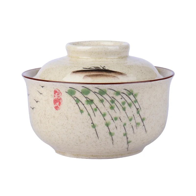 Bol Ramen Japonais avec Couvercle - Tresors asiatiques