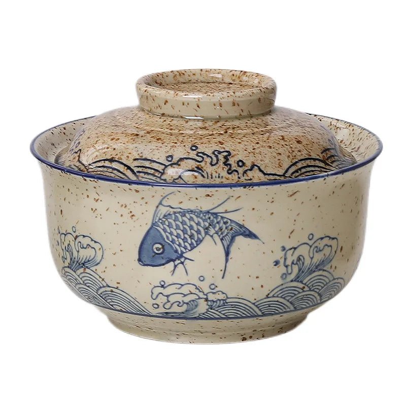 Bol Ramen Japonais avec Couvercle - Tresors asiatiques