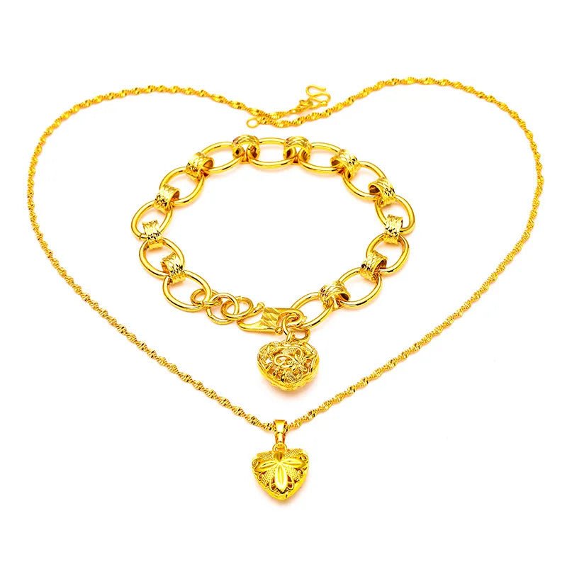Bracelet d’amour vietnamien plaqué or - Tresors asiatiques
