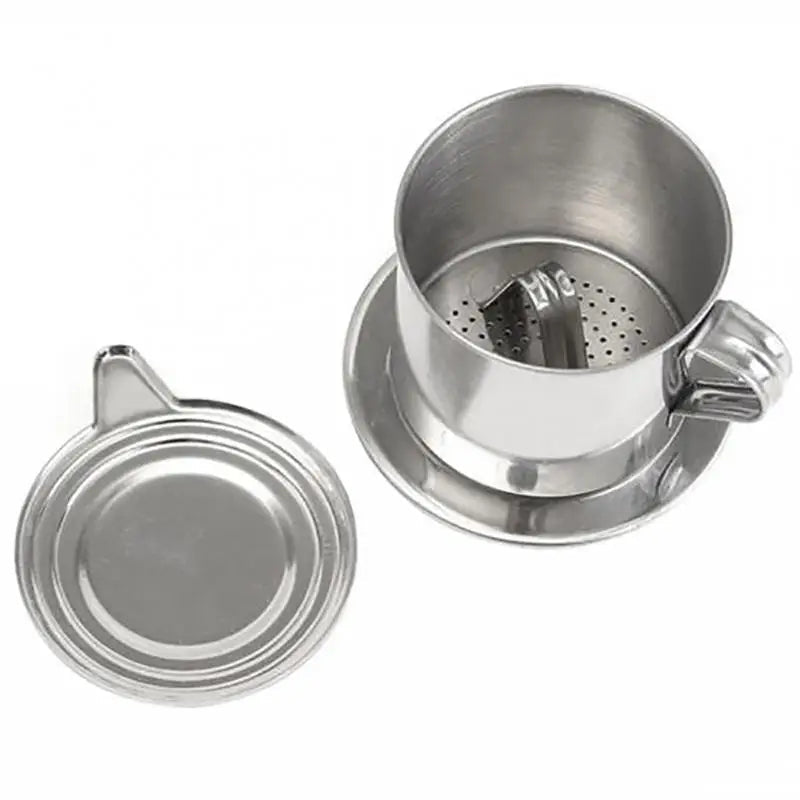 Cafetière filtrante vietnamienne en acier inoxydable - Tresors asiatiques