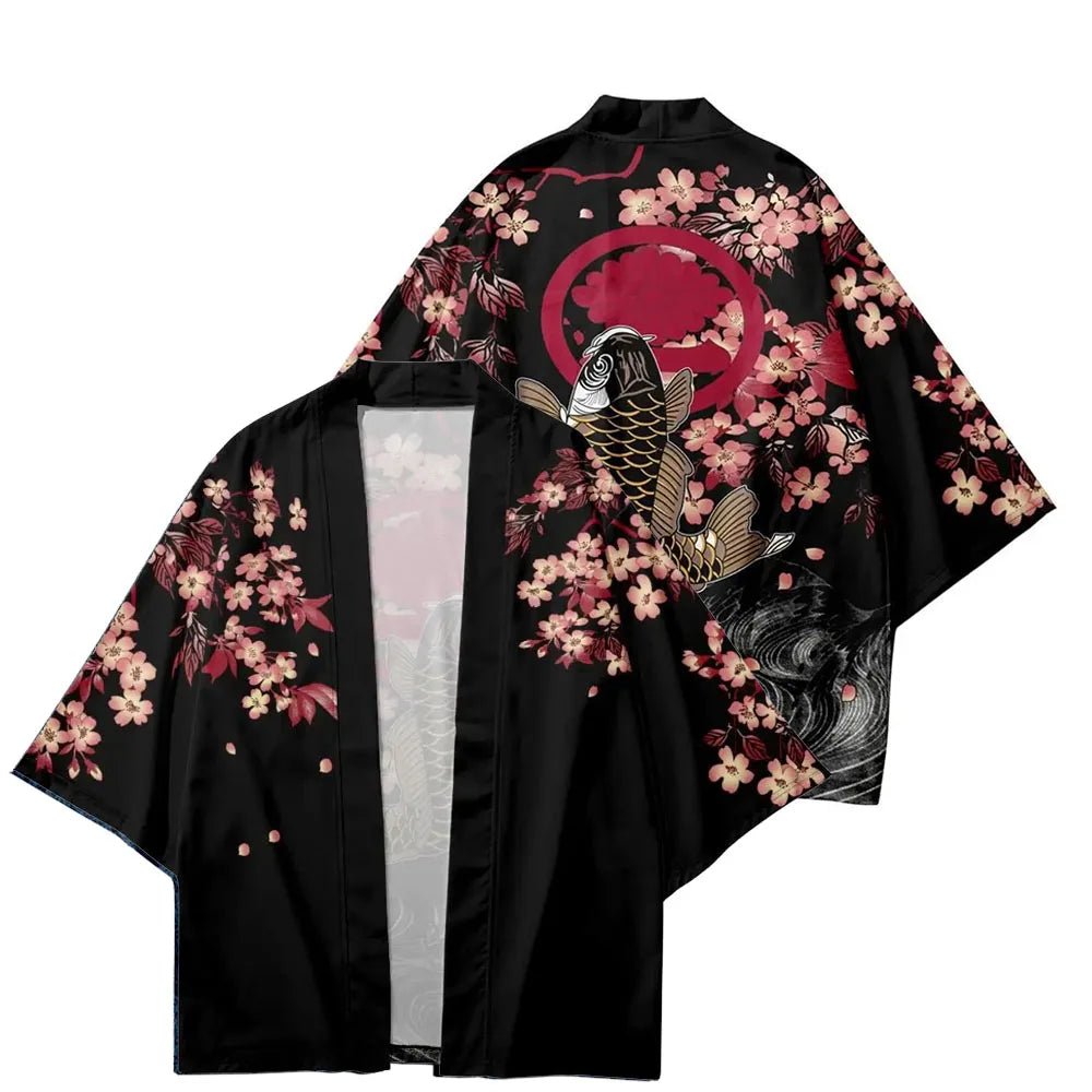 Cardigan japonais Yukata pour hommes et femmes - Tresors asiatiques