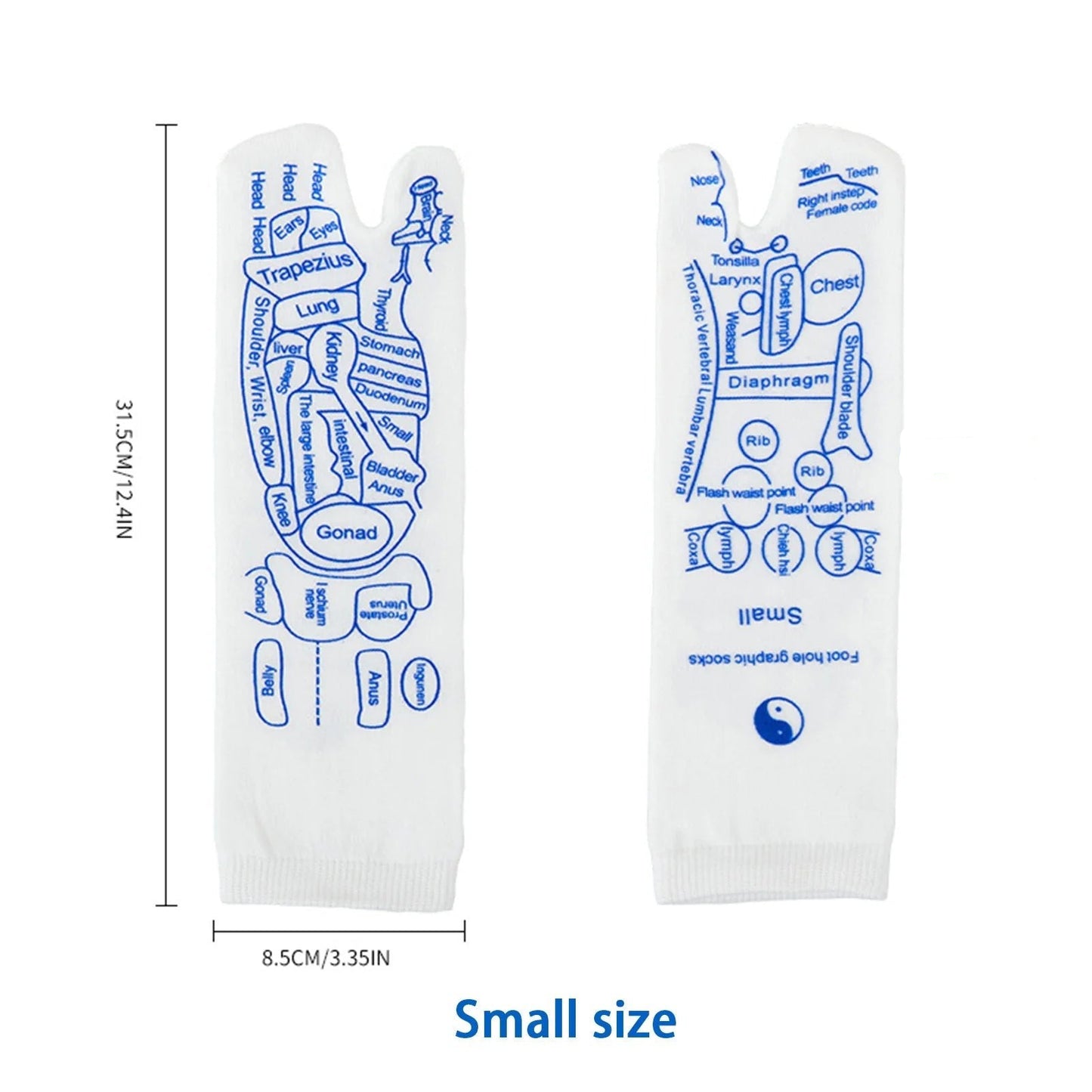 Chaussettes d'acupuncture pour le massage des pieds - Tresors asiatiques