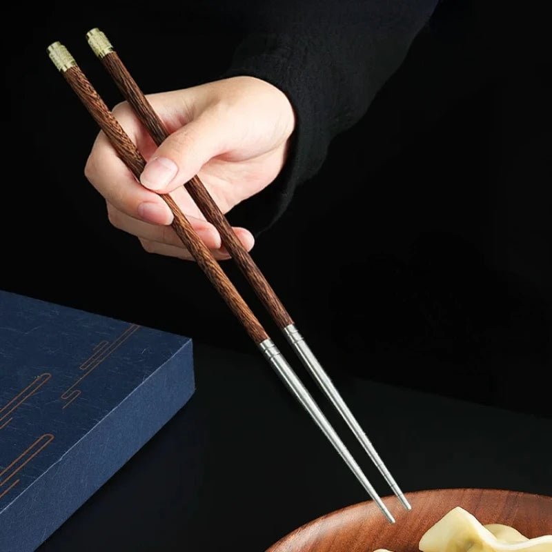 Coffret cadeau de 10 paires de Baguettes - Tresors asiatiques