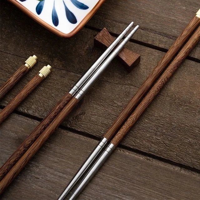 Coffret cadeau de 10 paires de Baguettes - Tresors asiatiques