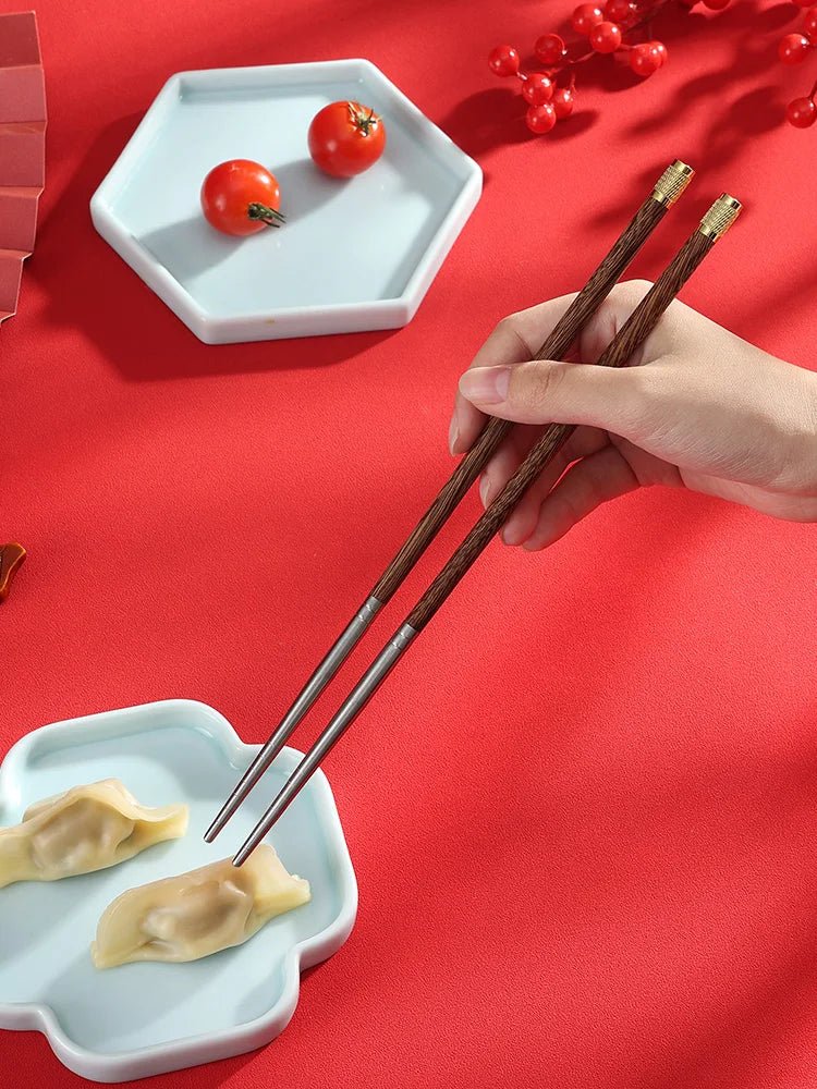 Coffret cadeau de 10 paires de Baguettes - Tresors asiatiques