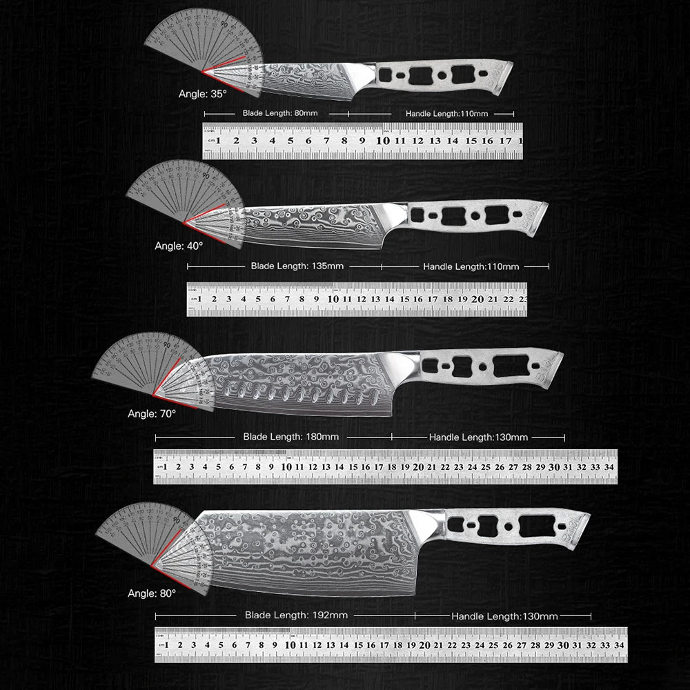 Couteau Japonais Damas VG10 - Tresors asiatiques