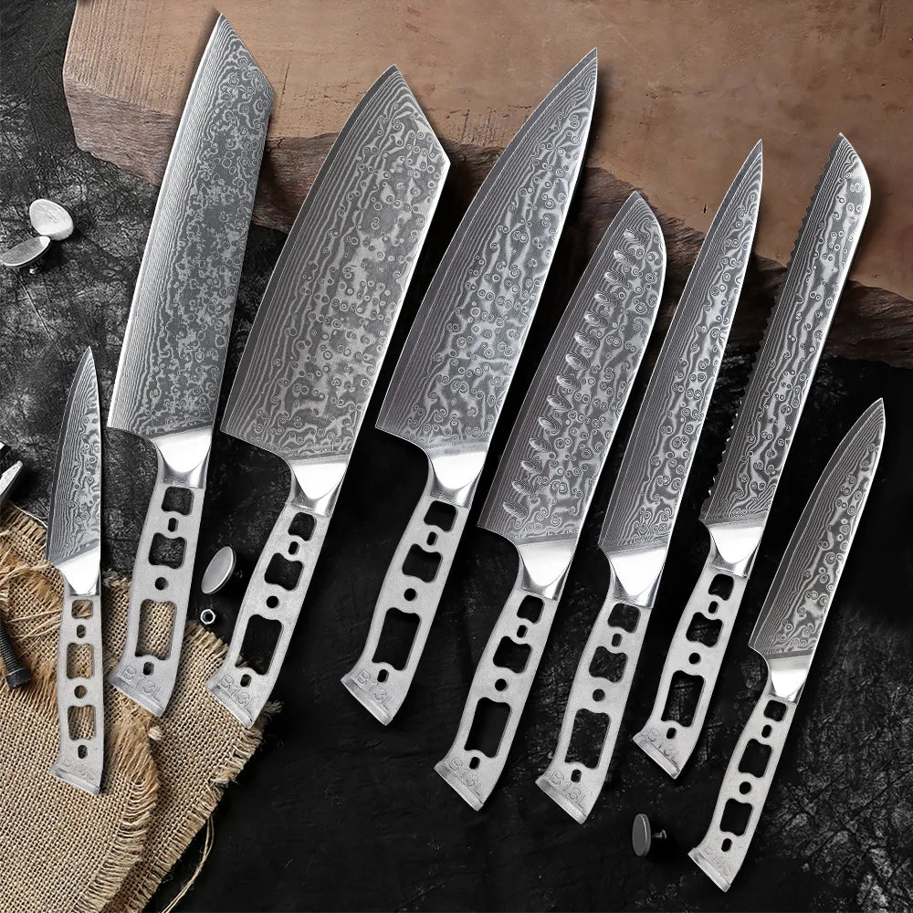 Couteau Japonais Damas VG10 - Tresors asiatiques