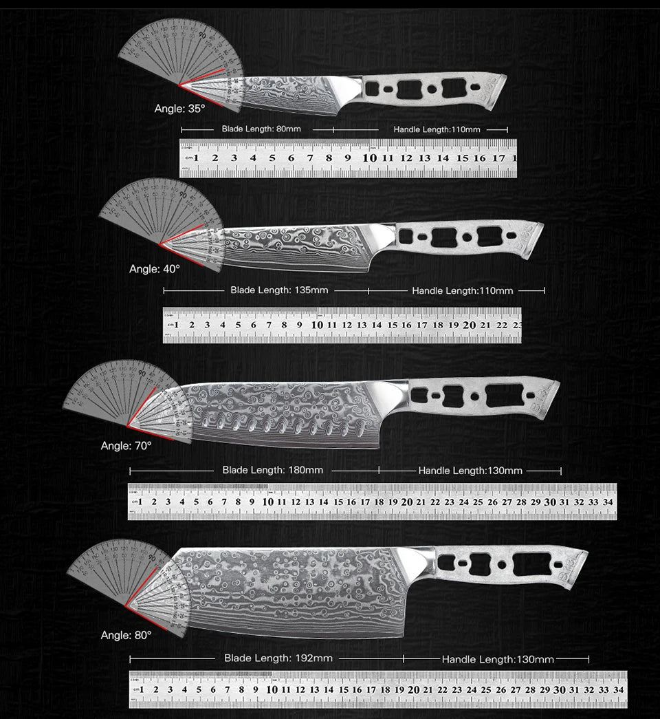 Couteau Japonais Damas VG10 - Tresors asiatiques