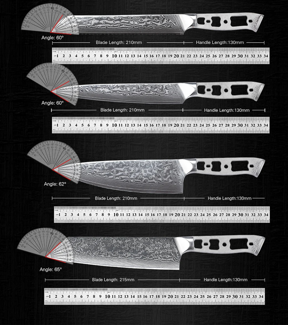 Couteau Japonais Damas VG10 - Tresors asiatiques