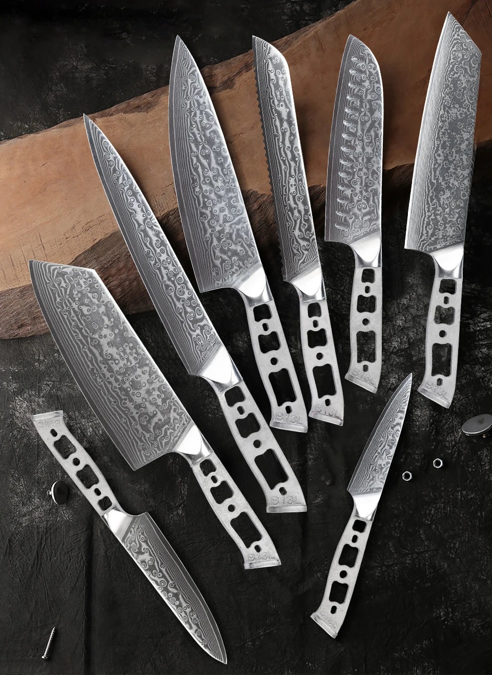Couteau Japonais Damas VG10 - Tresors asiatiques