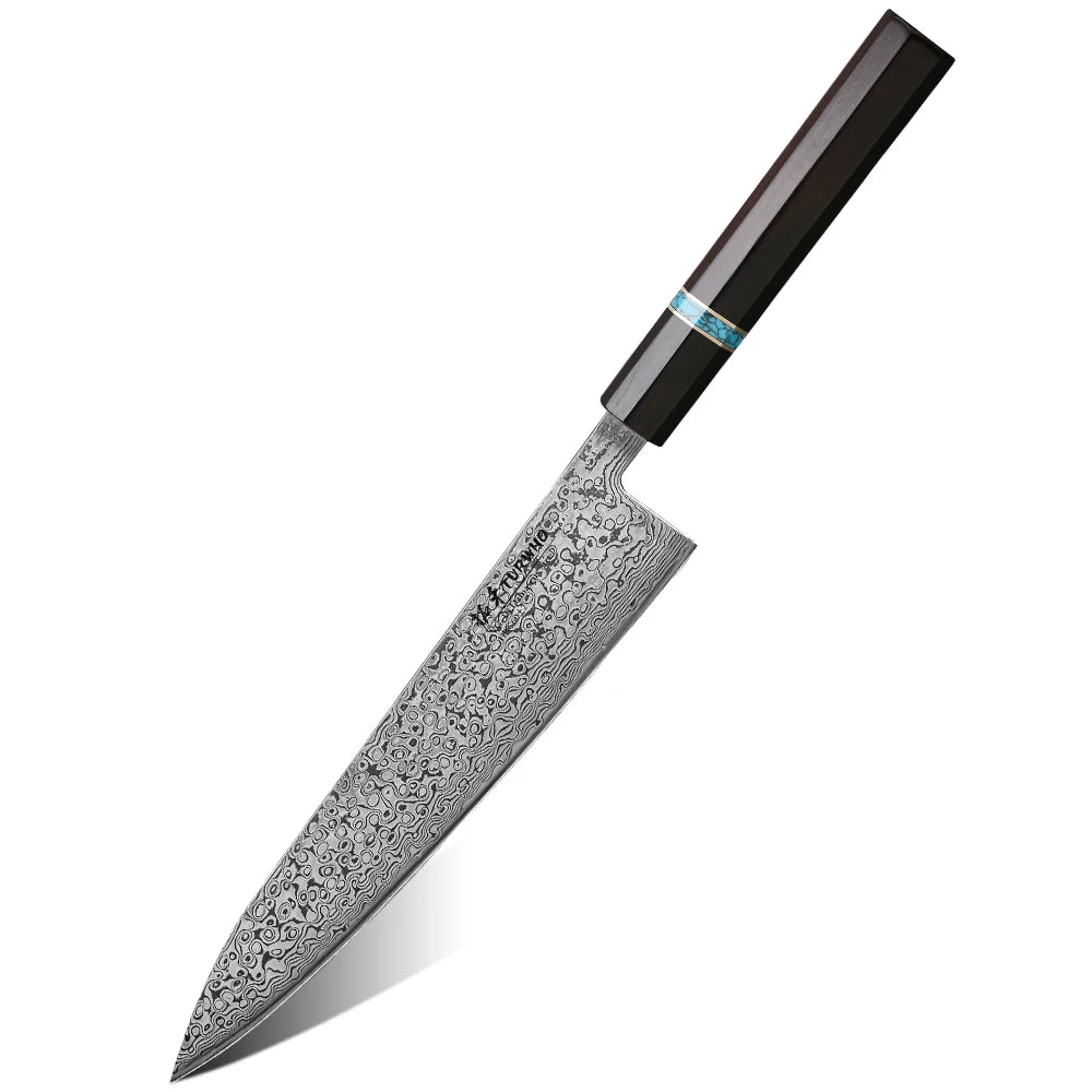 Couteau japonais Gyuto Kiritsuke - 2 pièces - Tresors asiatiques