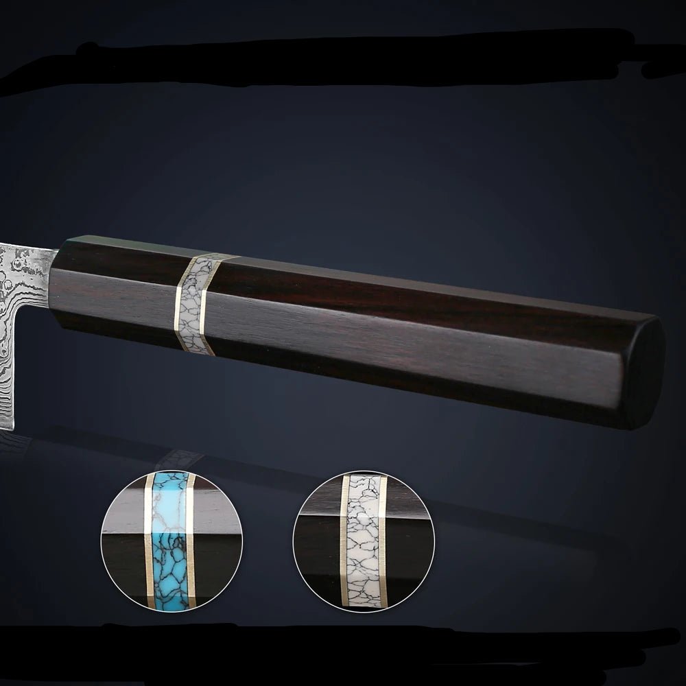 Couteau japonais Gyuto Kiritsuke - 2 pièces - Tresors asiatiques
