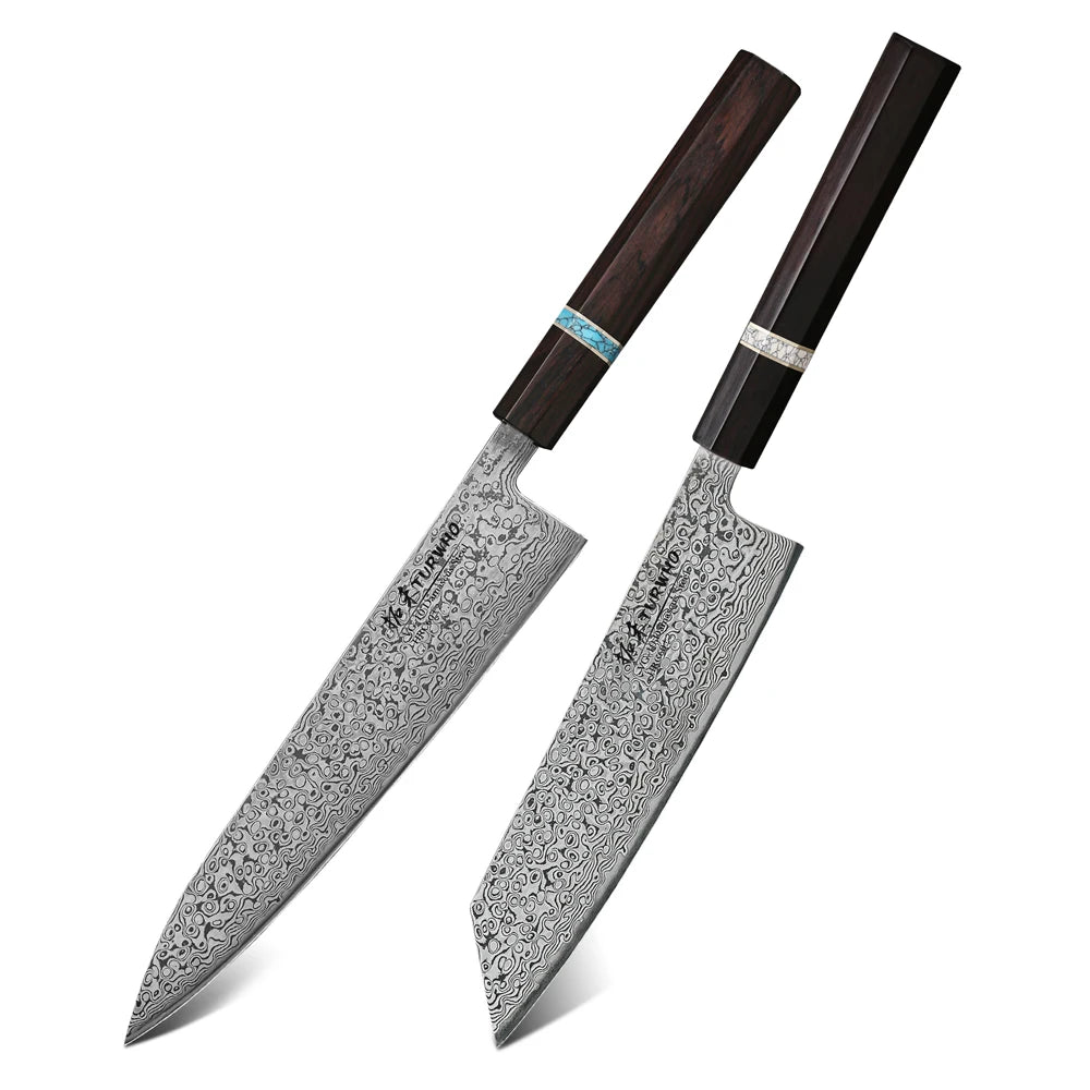 Couteau japonais Gyuto Kiritsuke - 2 pièces - Tresors asiatiques