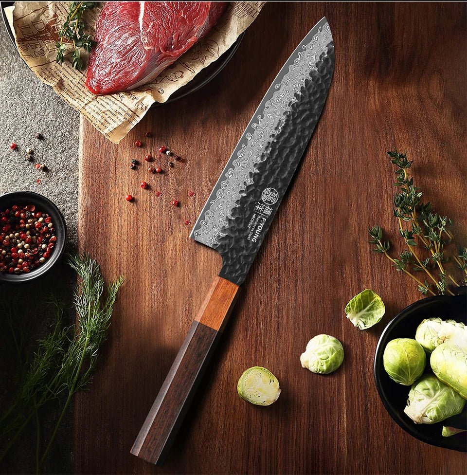 Couteau Santoku Japonais - Tresors asiatiques