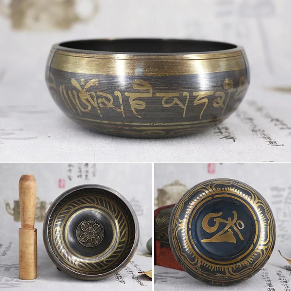 Ensemble de Bols Chantants Tibétains - Fait à la Main - Tresors asiatiques