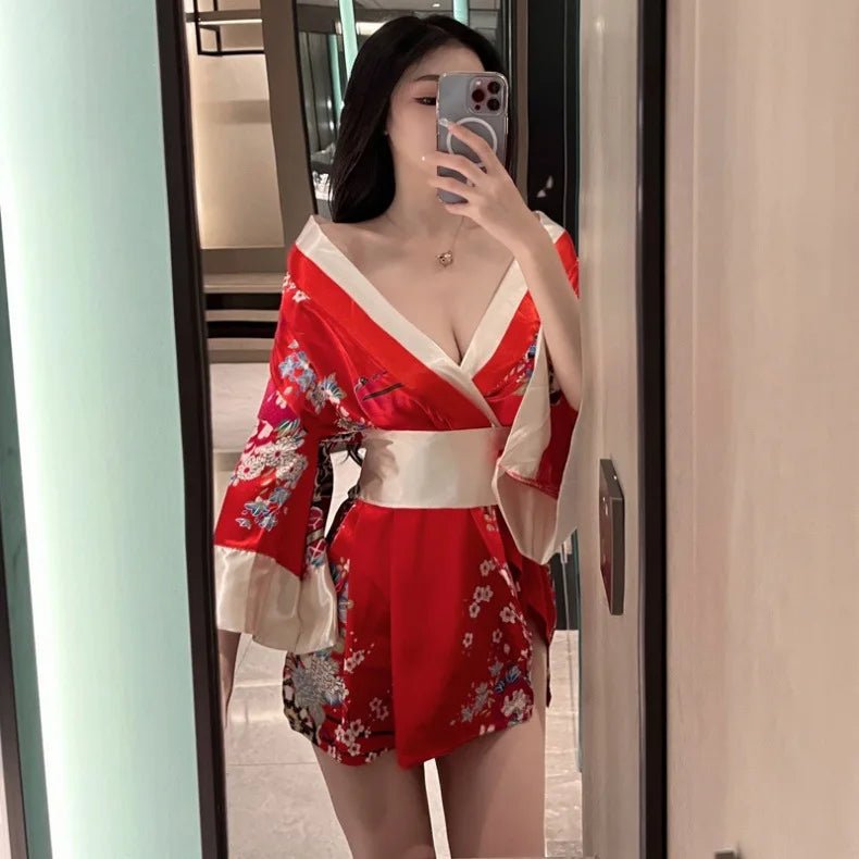 Ensemble de pyjama imprimé topless pour femmes - Tresors asiatiques