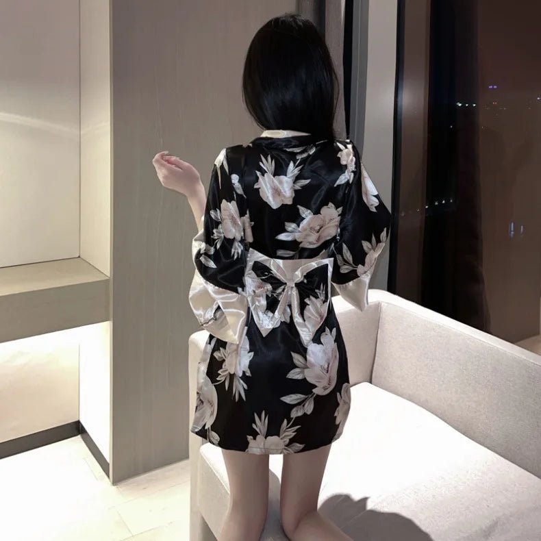 Ensemble de pyjama imprimé topless pour femmes - Tresors asiatiques