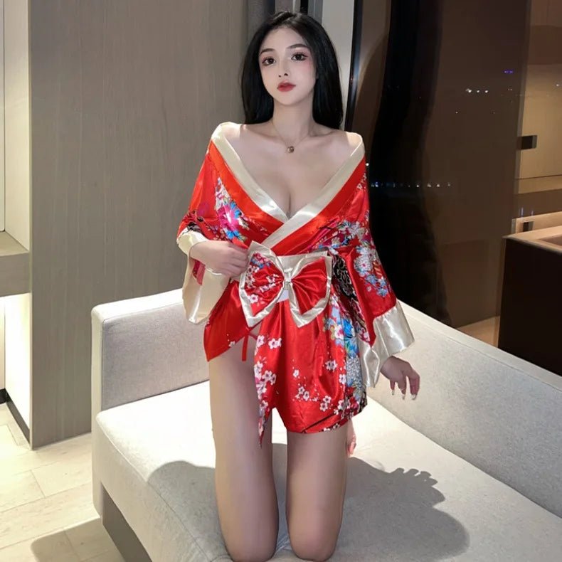 Ensemble de pyjama imprimé topless pour femmes - Tresors asiatiques