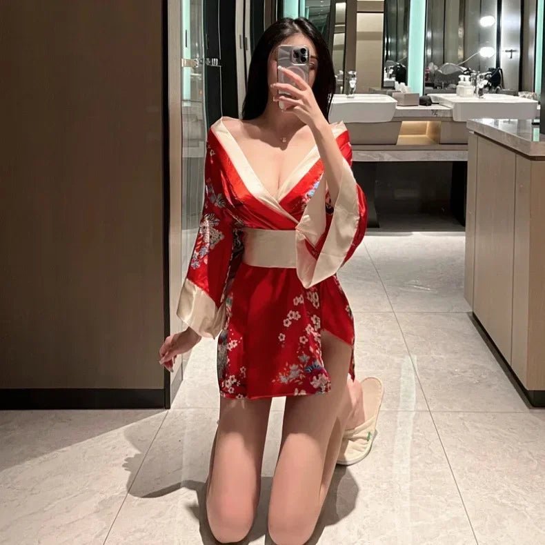 Ensemble de pyjama imprimé topless pour femmes - Tresors asiatiques