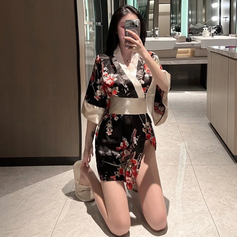 Ensemble de pyjama imprimé topless pour femmes - Tresors asiatiques