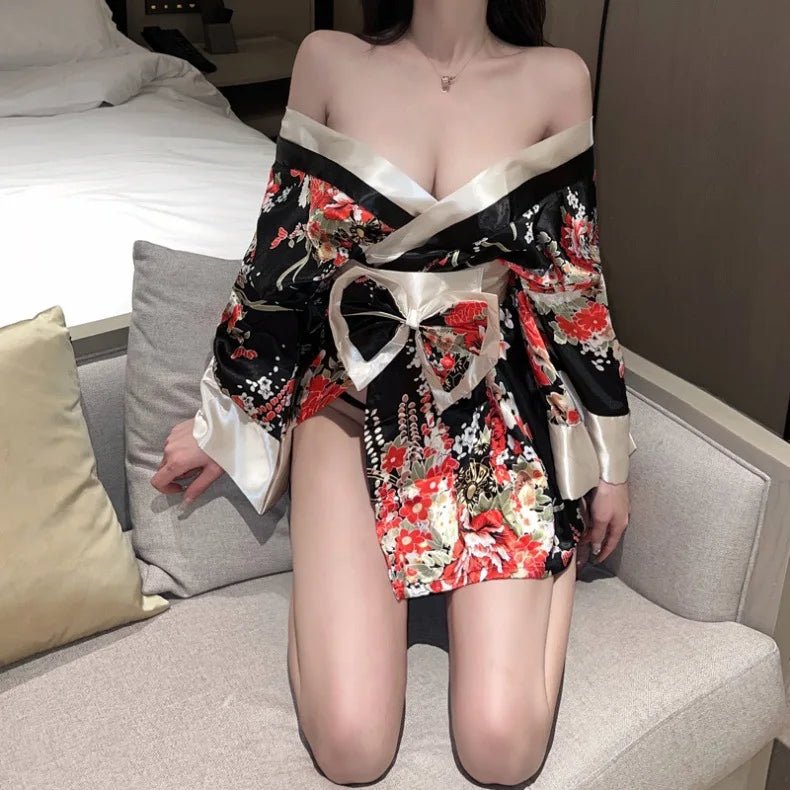 Ensemble de pyjama imprimé topless pour femmes - Tresors asiatiques