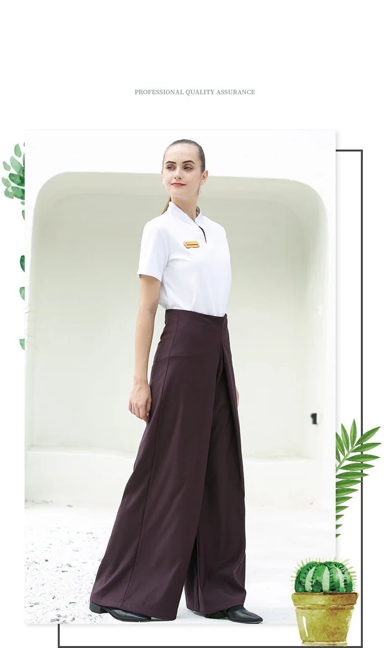 Ensemble haut et pantalon violet confortable pour femmes - Tresors asiatiques