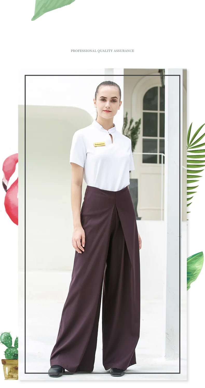 Ensemble haut et pantalon violet confortable pour femmes - Tresors asiatiques
