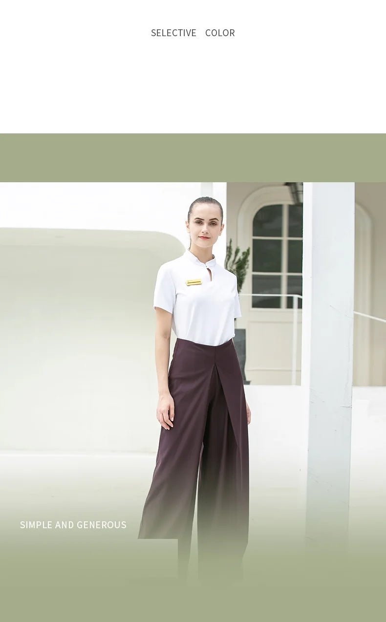 Ensemble haut et pantalon violet confortable pour femmes - Tresors asiatiques