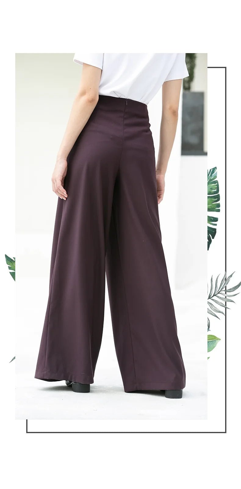 Ensemble haut et pantalon violet confortable pour femmes - Tresors asiatiques