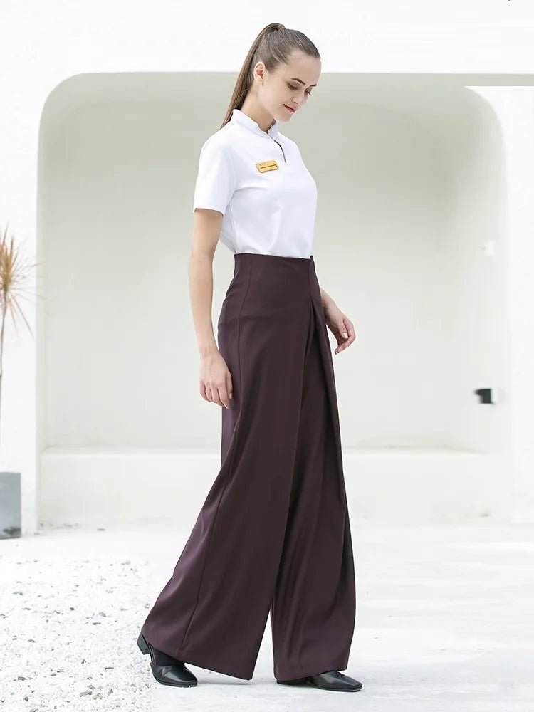 Ensemble haut et pantalon violet confortable pour femmes - Tresors asiatiques
