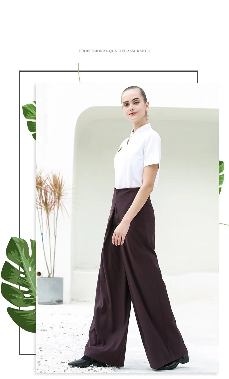 Ensemble haut et pantalon violet confortable pour femmes - Tresors asiatiques