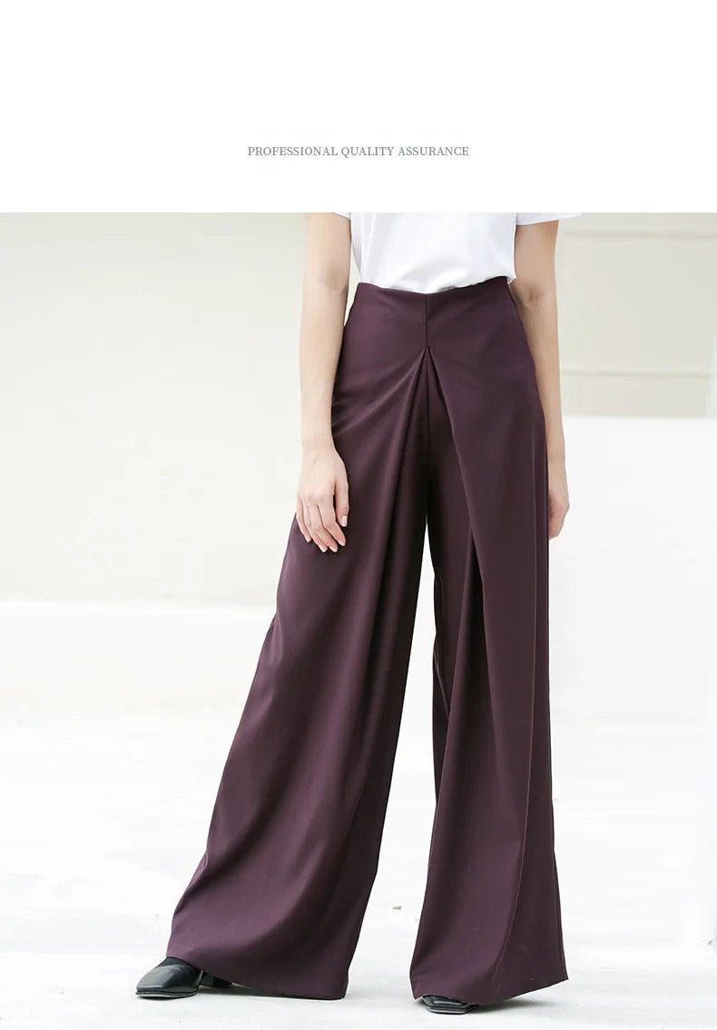 Ensemble haut et pantalon violet confortable pour femmes - Tresors asiatiques