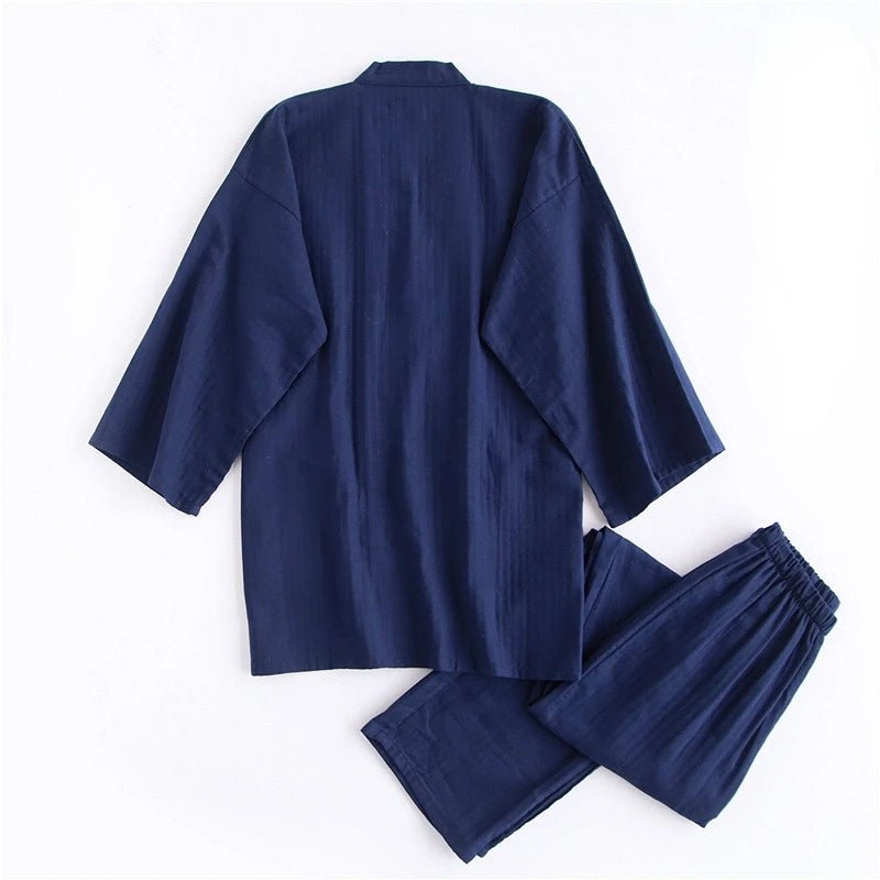 Ensemble pyjama traditionnel japonais pour hommes - Tresors asiatiques