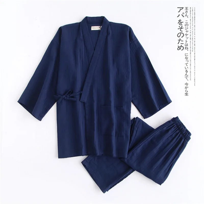 Ensemble pyjama traditionnel japonais pour hommes - Tresors asiatiques