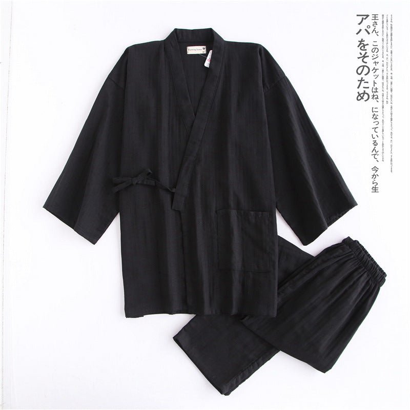 Ensemble pyjama traditionnel japonais pour hommes - Tresors asiatiques