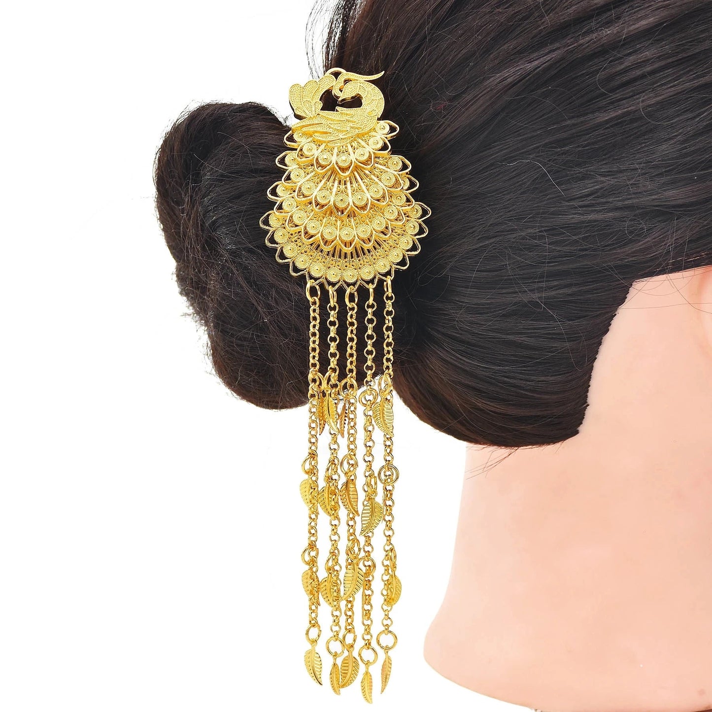 épingles à cheveux en métal vintage pour femmes - Tresors asiatiques