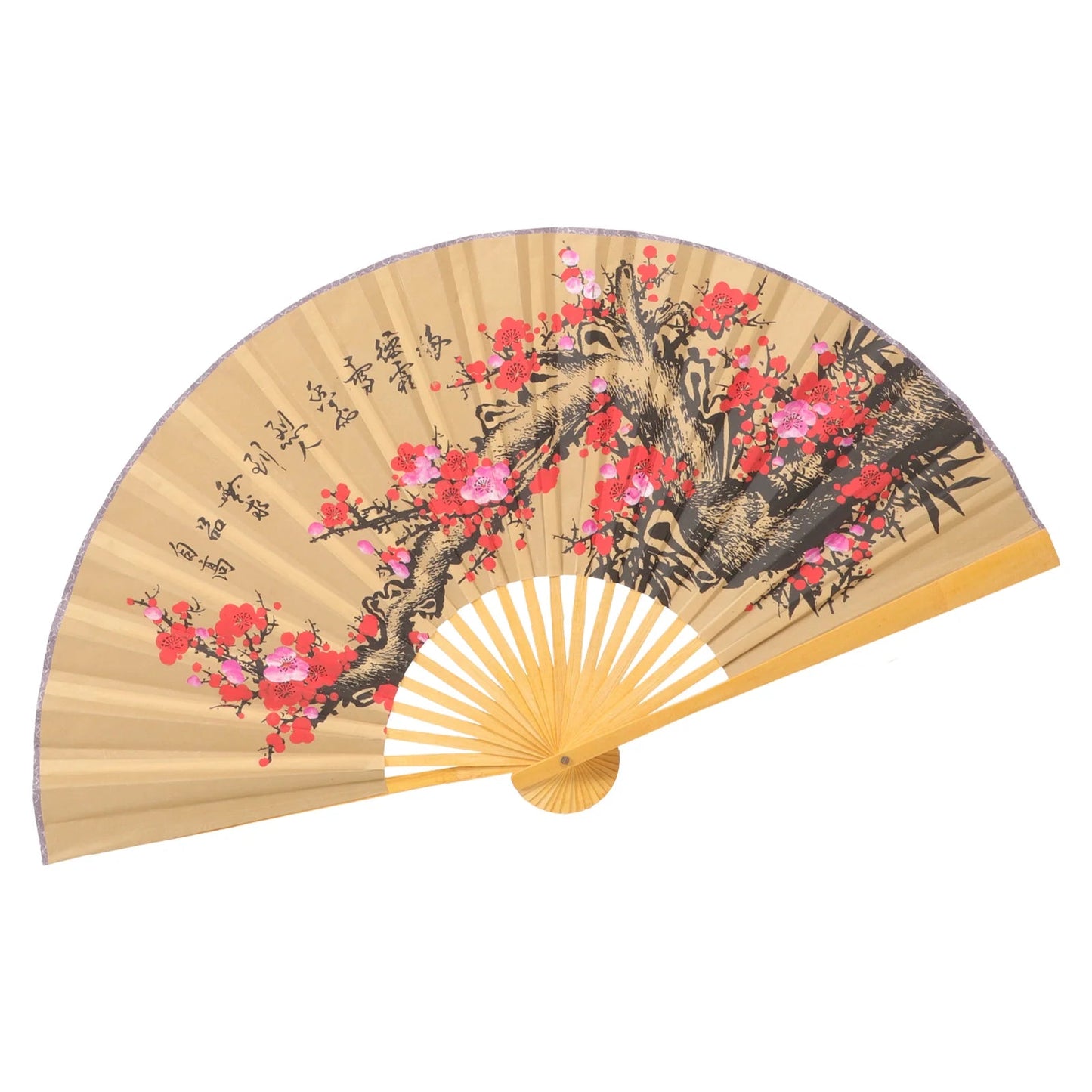 Éventail Mural Traditionnel Chinois et Japonais - Tresors asiatiques
