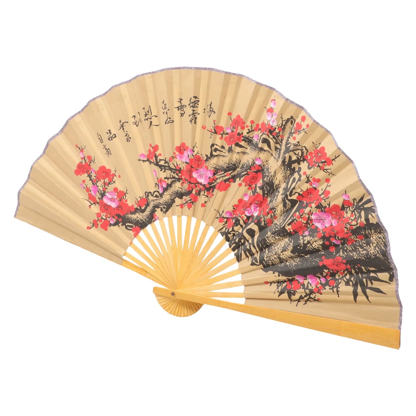 Éventail Mural Traditionnel Chinois et Japonais - Tresors asiatiques