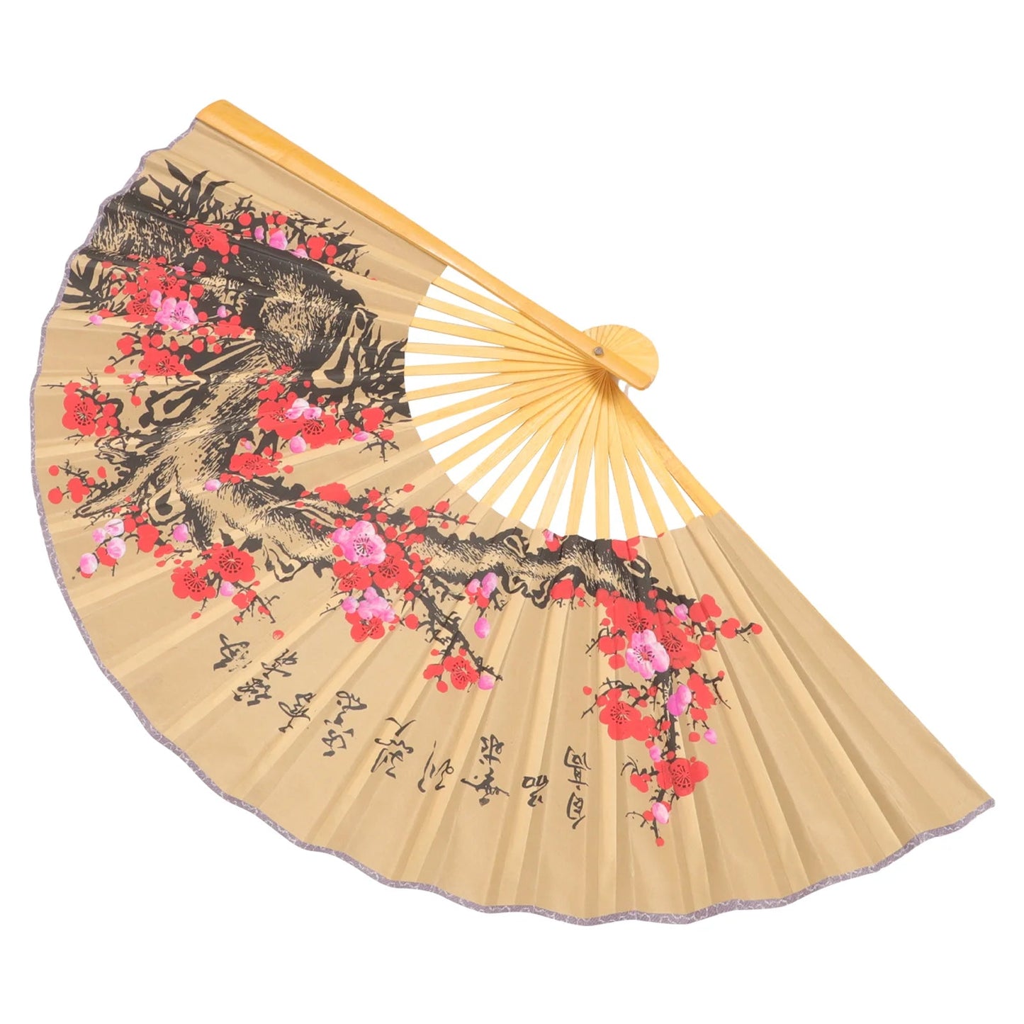 Éventail Mural Traditionnel Chinois et Japonais - Tresors asiatiques