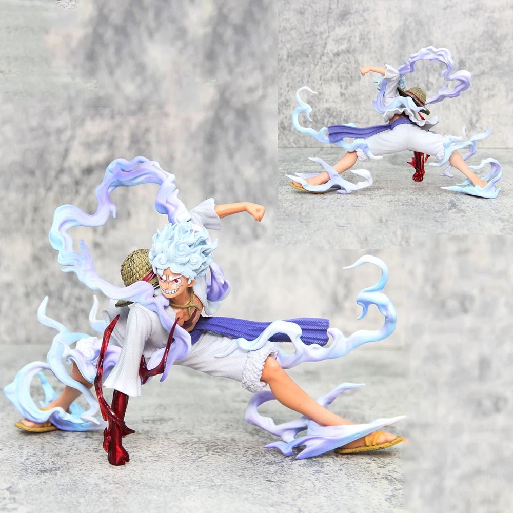 Figurine d'anime de Nika Luffy en mode Gear 5 - Tresors asiatiques