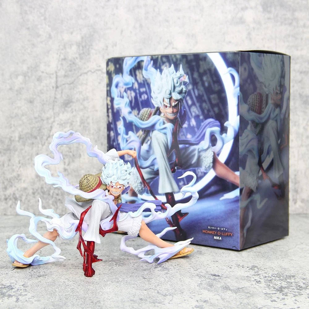 Figurine d'anime de Nika Luffy en mode Gear 5 - Tresors asiatiques