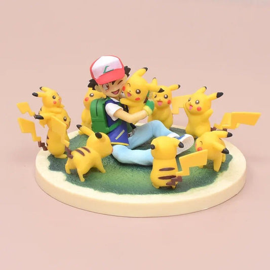 Figurine de Pokémon Pikachu et ses amis