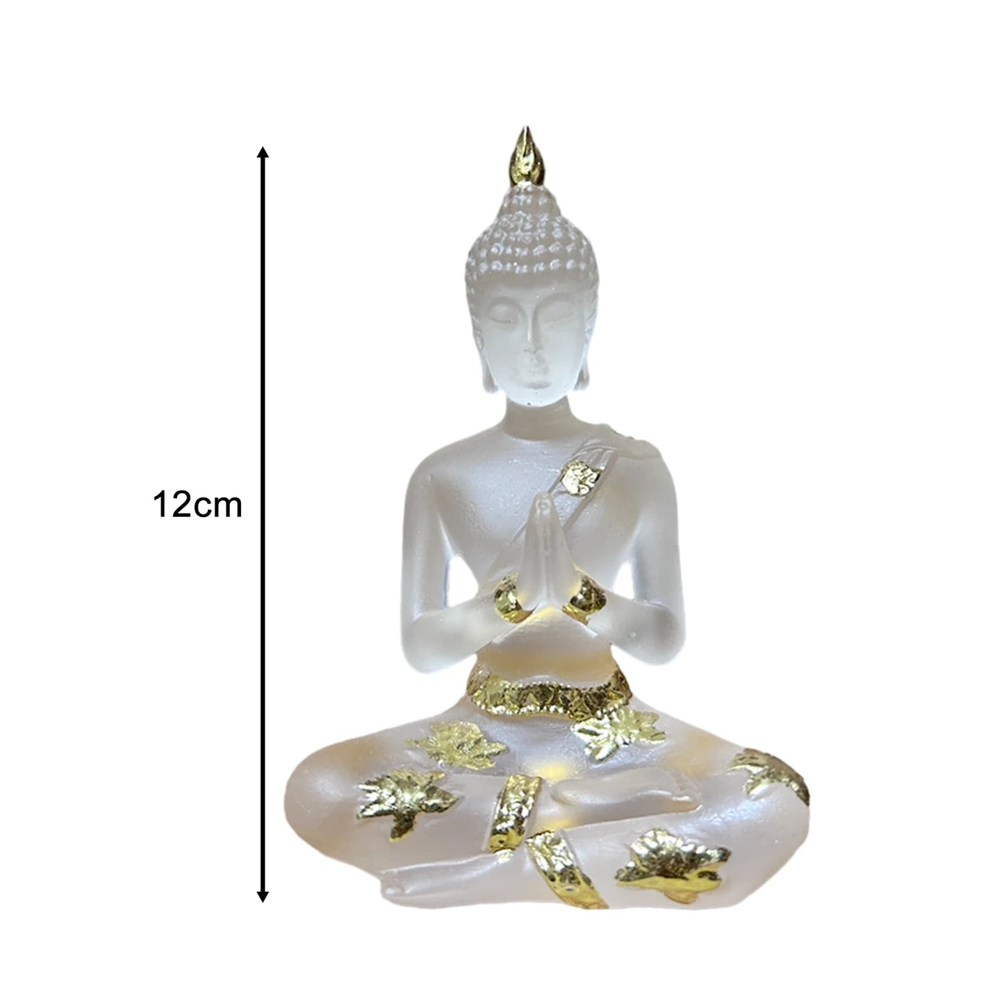 Figurine en résine de Bouddha en méditation - Tresors asiatiques